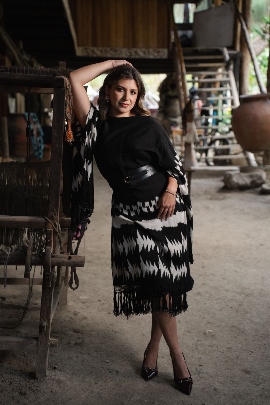 Makana tipo vestido negro