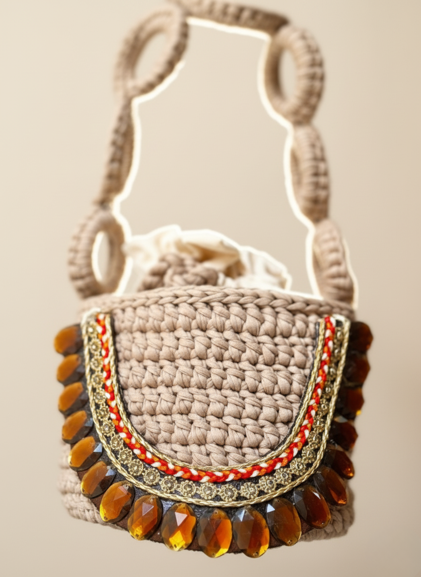 Bolso Artesanal de Crochet